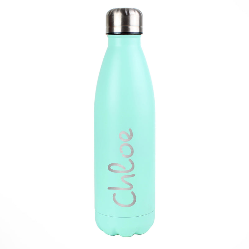 Personalised Island Mint Green Metal Insulated Drinks Bottle Mealtime Essentials Everything Personal