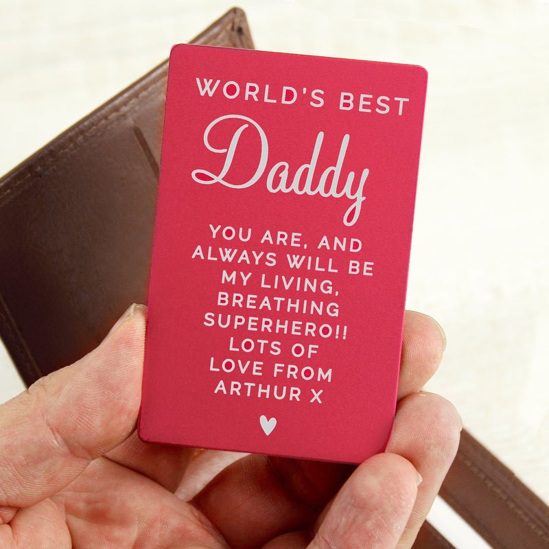 Personalised Cerise Wallet Card Keepsakes Everything Personal