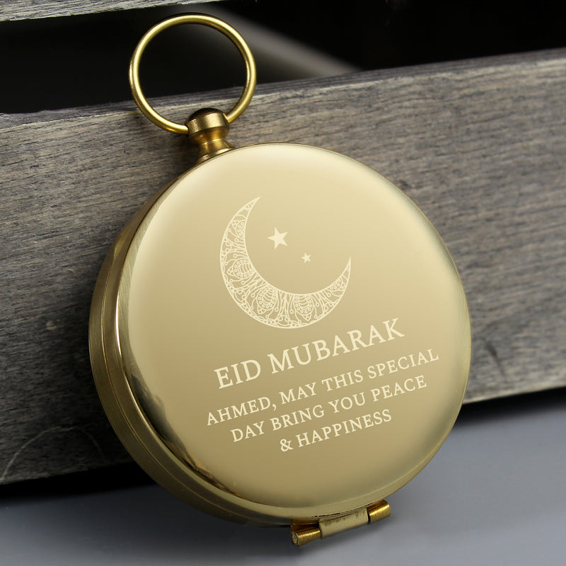 Personalised Eid and Ramadan Keepsake Compass Keepsakes Everything Personal