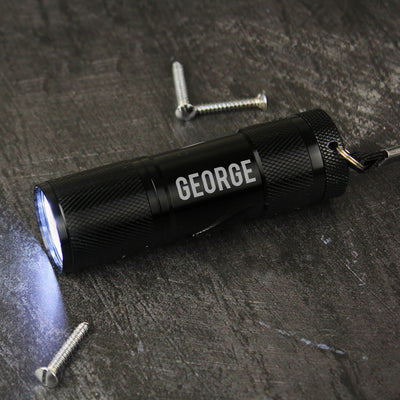 Personalised Mini Torch with Gift Box DIY Everything Personal