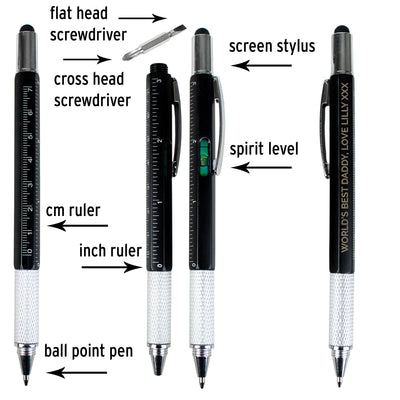 Personalised Multi Tool Pen DIY Everything Personal