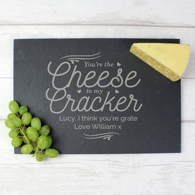 Personalised Cheese To My Cracker Slate Cheese Board Slate Everything Personal