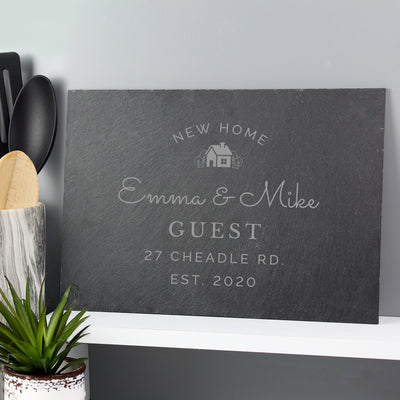 Personalised New Home Slate Slate Everything Personal