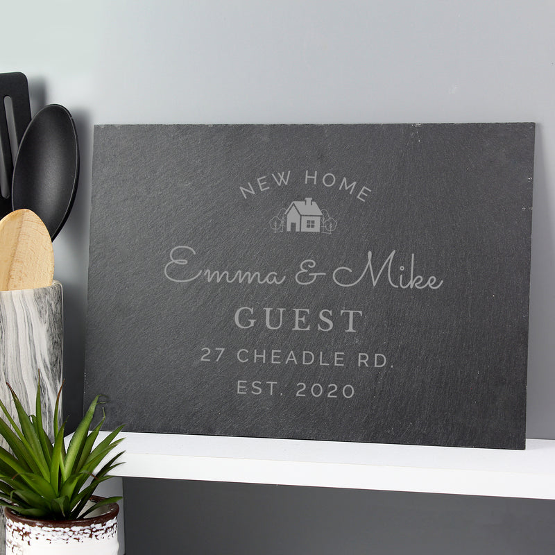 Personalised New Home Slate Slate Everything Personal