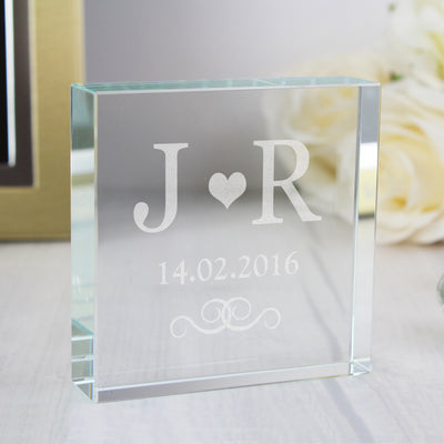Personalised Monogram Large Crystal Token Ornaments Everything Personal