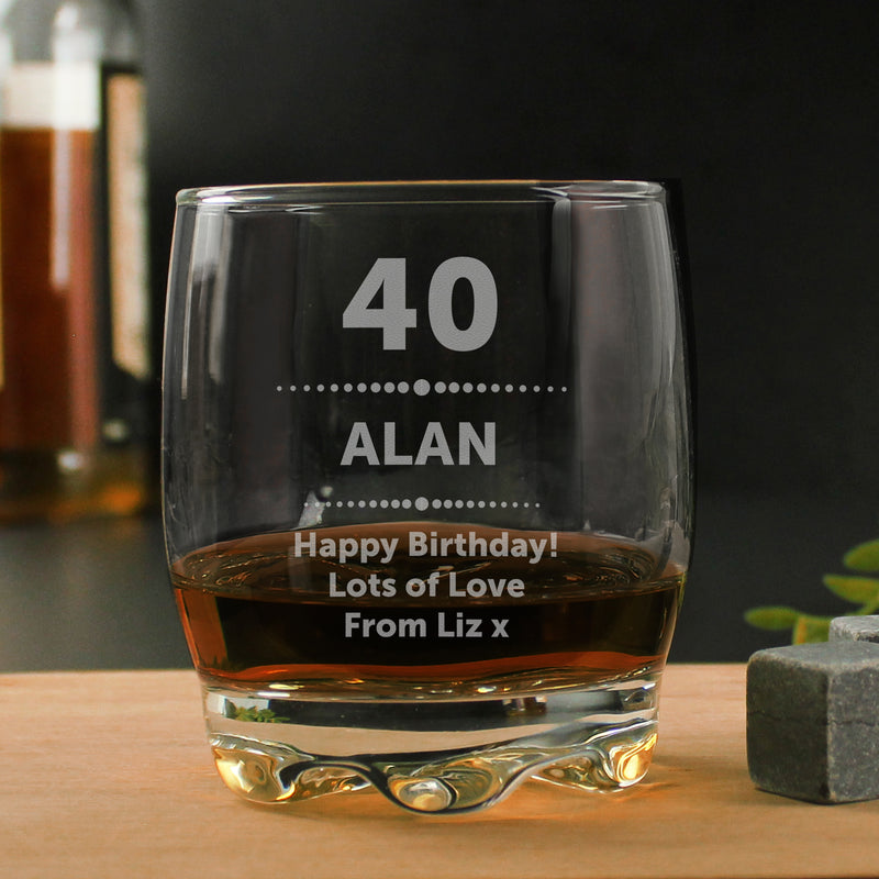 Personalised Birthday Star Tumbler Glasses & Barware Everything Personal