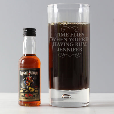 Personalised Hi Ball & Rum Miniature Set Food & Drink Everything Personal