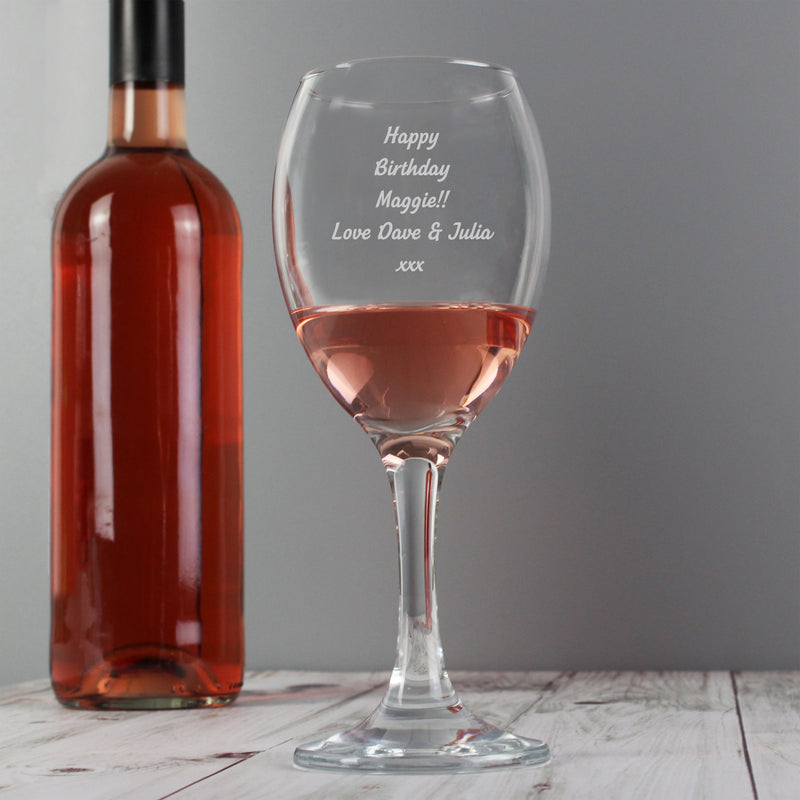 Personalised Wine Glass Glasses & Barware Everything Personal