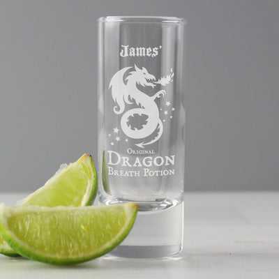 Personalised Dragon Breath Potion Shot Glass Glasses & Barware Everything Personal