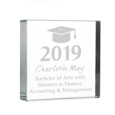 Personalised Graduation Large Crystal Token Ornaments Everything Personal