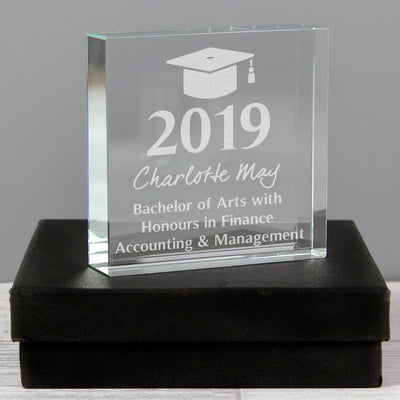 Personalised Graduation Large Crystal Token Ornaments Everything Personal
