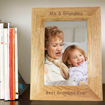 Personalised 5x7 Wooden Photo Frame Photo Frames, Albums and Guestbooks Everything Personal