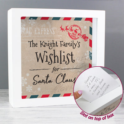 Personalised Wishes Lists and Letters for Santa Keepsake Box Trinket, Jewellery & Keepsake Boxes Everything Personal