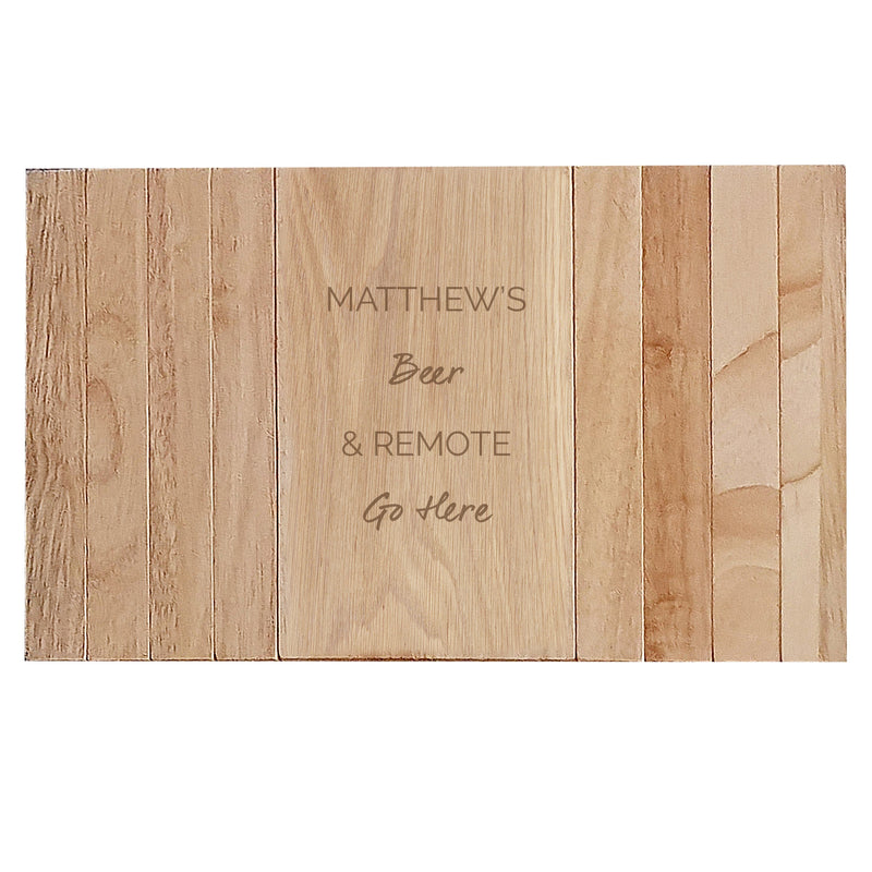 Personalised Wooden Sofa Tray Wooden Everything Personal