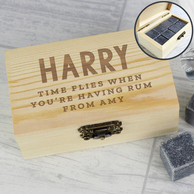 Personalised Cooling Stones Glasses & Barware Everything Personal