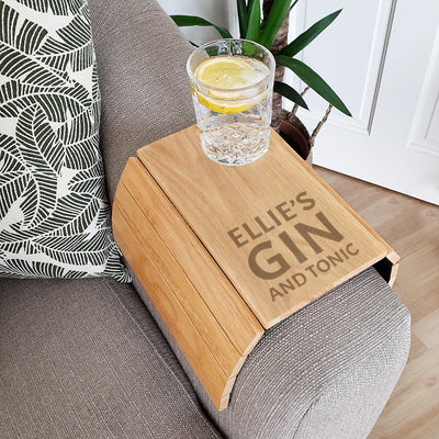 Personalised Wooden Sofa Tray Wooden Everything Personal