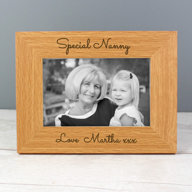 Personalised 6x4 Wooden Photo Frame Photo Frames, Albums and Guestbooks Everything Personal