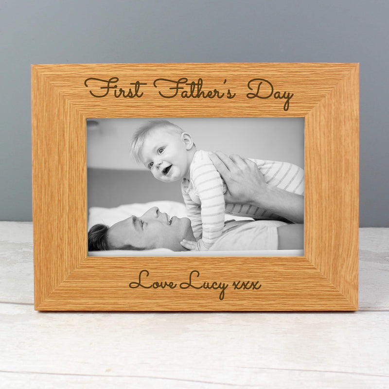 Personalised 6x4 Wooden Photo Frame Photo Frames, Albums and Guestbooks Everything Personal