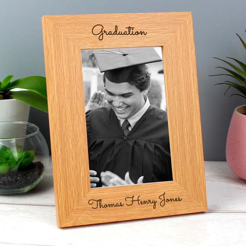 Personalised 4x6 Wooden Photo Frame Photo Frames, Albums and Guestbooks Everything Personal