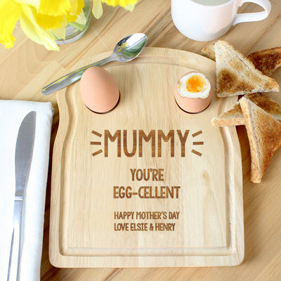 Personalised Egg & Toast Board Wooden Everything Personal