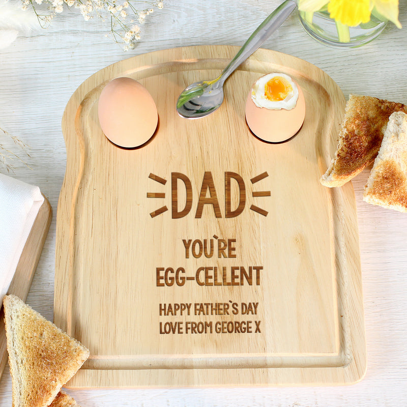 Personalised Egg & Toast Board Wooden Everything Personal