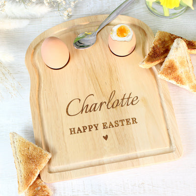 Personalised Heart Egg & Toast Board Mealtime Essentials Everything Personal