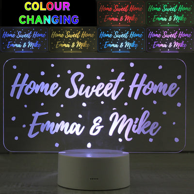 Personalised Polka-dot Message LED Colour Changing Light LED Lights, Candles & Decorations Everything Personal