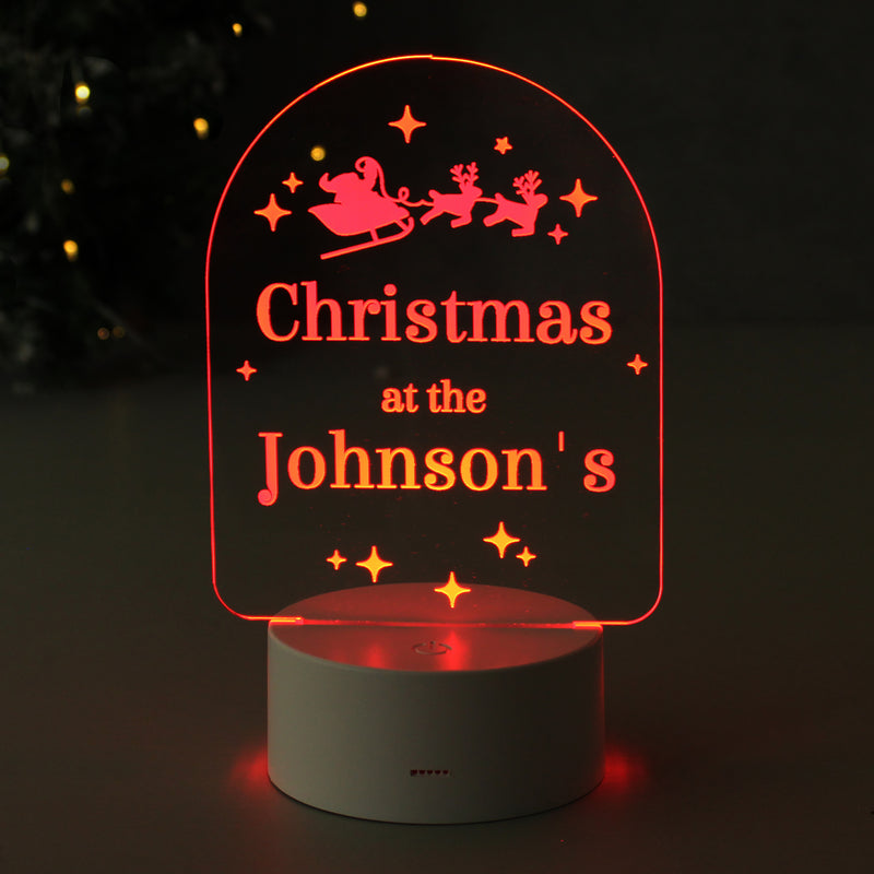 Personalised Christmas LED Light LED Lights, Candles & Decorations Everything Personal