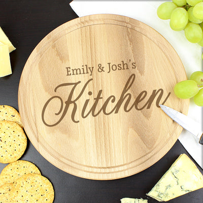 Personalised Kitchen Round Chopping Board Kitchen, Baking & Dining Gifts Everything Personal