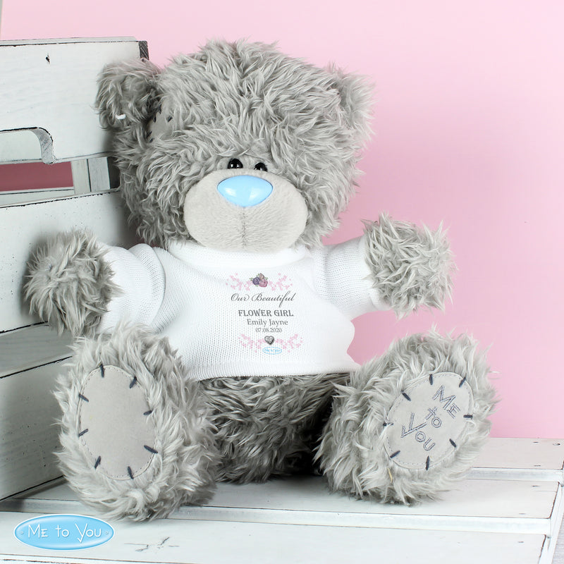 Personalised Me To You Bear for Bridesmaid and Flowergirl Plush Everything Personal