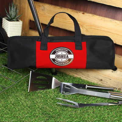 Personalised Stamp Stainless Steel BBQ Kit Kitchen, Baking & Dining Gifts Everything Personal