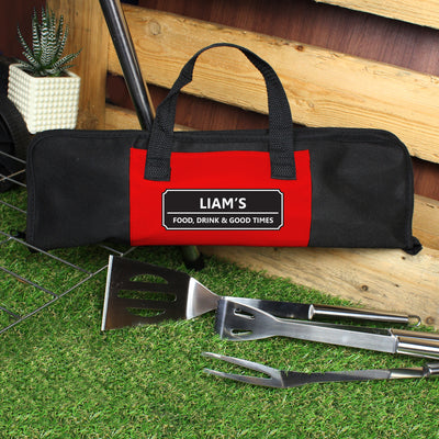 Personalised Classic Stainless Steel BBQ Kit Kitchen, Baking & Dining Gifts Everything Personal