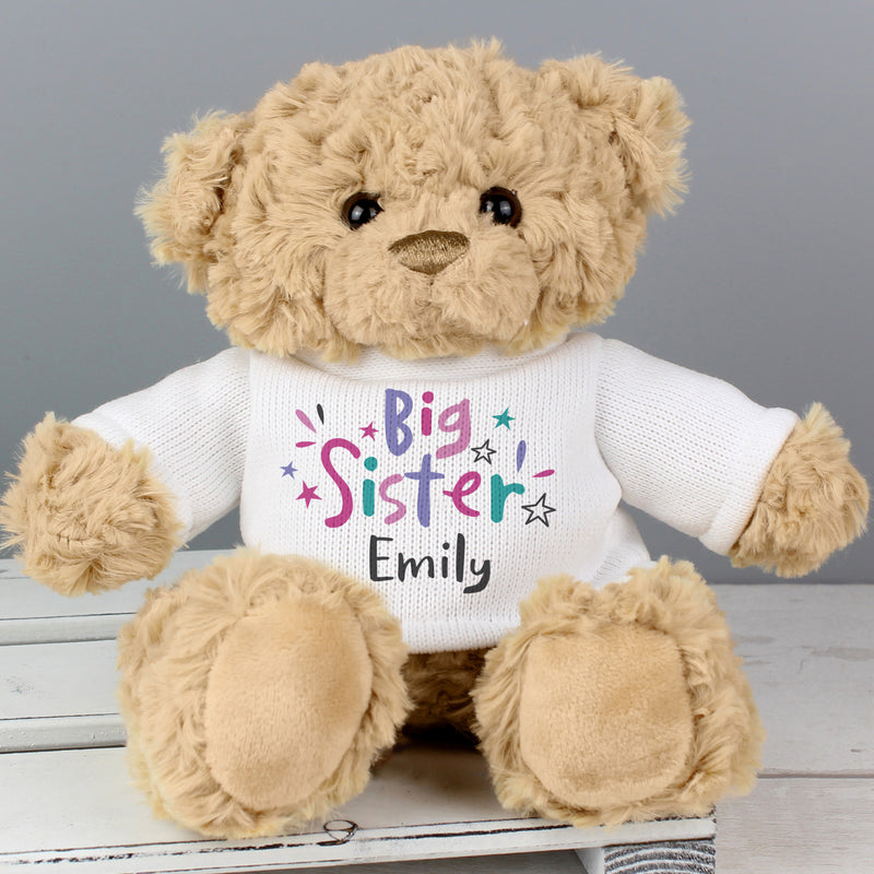Personalised Big Sister Teddy Bear Plush Everything Personal