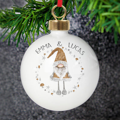 Personalised Christmas Gonk Bauble Christmas Decorations Everything Personal