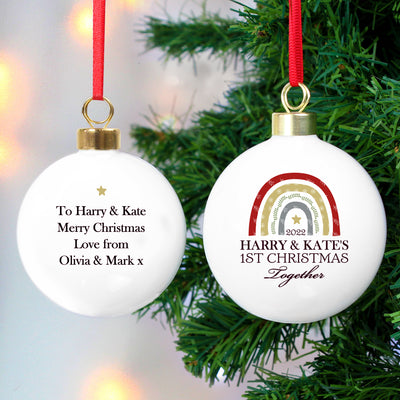 Personalised Christmas Bauble Christmas Decorations Everything Personal