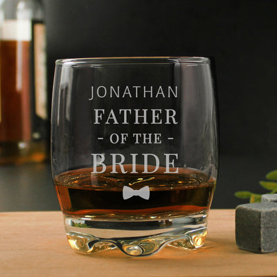 Personalised Father of the Bride Tumbler Glasses & Barware Everything Personal