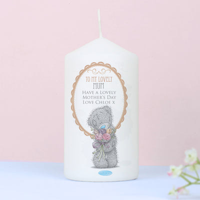 Personalised Me to You Flowers Pillar Candle For Her Candles & Reed Diffusers Everything Personal