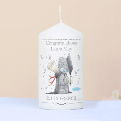 Personalised Me to You Graduation Pillar Candle Candles & Reed Diffusers Everything Personal