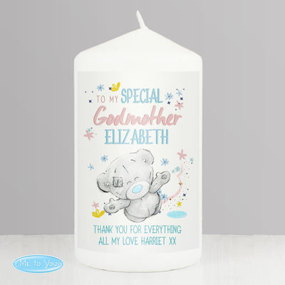 Personalised Me to You Godmother Pillar Candle Candles & Reed Diffusers Everything Personal