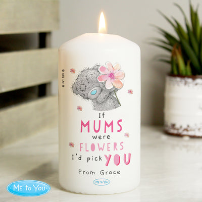 Personalised Me To You If... Were Flowers Pillar Candle Licensed Products Everything Personal