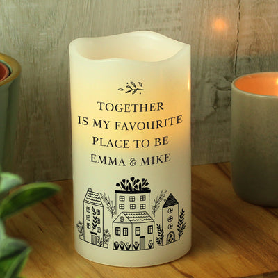 Personalised HOME LED Candle LED Lights, Candles & Decorations Everything Personal