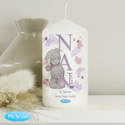 Personalised Me to You NAN Pillar Candle Candles & Reed Diffusers Everything Personal