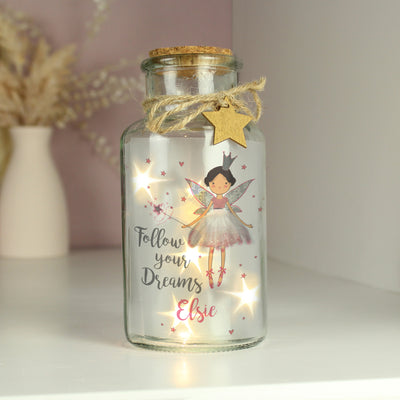 Personalised Fairy LED Glass Jar LED Lights, Candles & Decorations Everything Personal