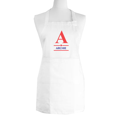 Personalised Boys Initial Children's Apron Kitchen, Baking & Dining Gifts Everything Personal