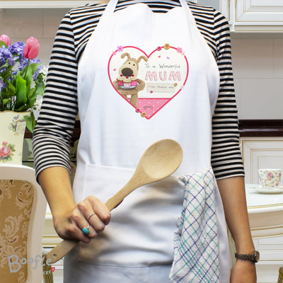 Personalised Boofle Flowers Apron Kitchen, Baking & Dining Gifts Everything Personal
