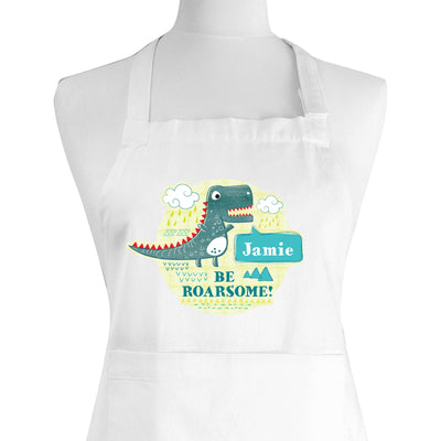 Personalised Dinosaur Children's Apron Kitchen, Baking & Dining Gifts Everything Personal