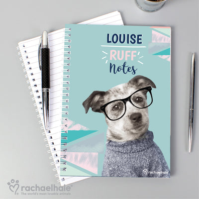 Personalised 'Ruff Notes' Dog A5 Notebook Stationery & Pens Everything Personal