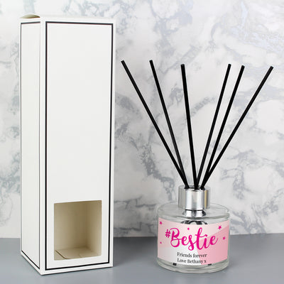 Personalised #Bestie Reed Diffuser Candles & Reed Diffusers Everything Personal