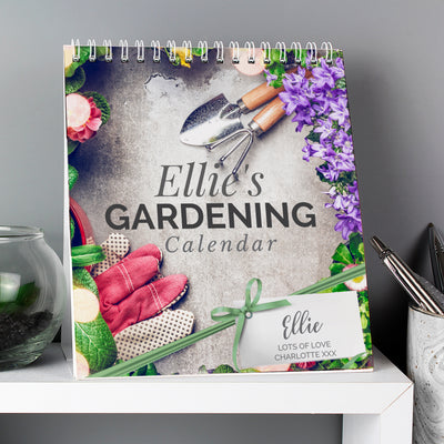 Personalised Gardening Desk Calendar Stationery & Pens Everything Personal