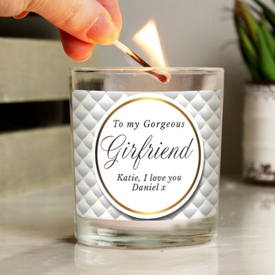 Personalised Opulent Scented Jar Candle Candles & Reed Diffusers Everything Personal